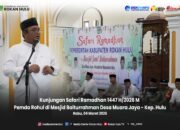 Safari Ramadan Ke-5: Sekda Rohul Jemput Langsung Aspirasi Warga Kepenuhan Hulu