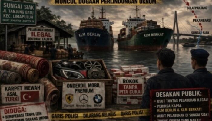 Pelabuhan Gelap di Sungai Siak Diduga Dilindungi Oknum, Jalur Penyelundupan Disorot