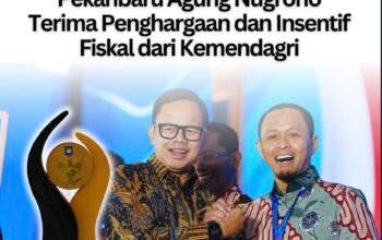 Wali Kota Agung Nugroho Raih Penghargaan dari Kementerian Dalam Negeri atas Kinerja Tekan Kemiskinan dan Stunting