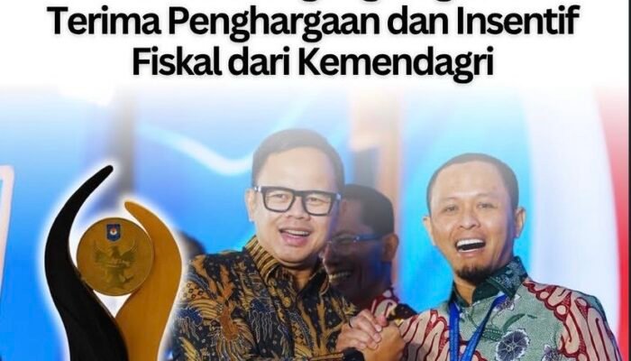 Wali Kota Agung Nugroho Raih Penghargaan dari Kementerian Dalam Negeri atas Kinerja Tekan Kemiskinan dan Stunting