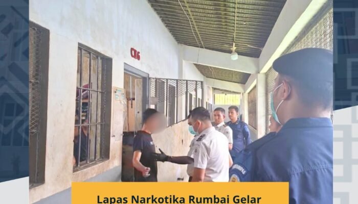Lapas Narkotika Rumbai Gelar Razia Insidentil Secara Rutin