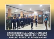 Sinergi Berkelanjutan, Lembaga Pemasyarakatan Kelas 1 Bandar Lampung Perketat Pengamanan Bersama Aparat Negara