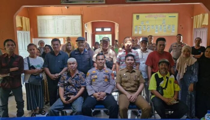 Kapolsek Bagan Sinembah Gelar FGD dan Cooling System Bersama Tokoh Masyarakat Jaga Kamtibmas