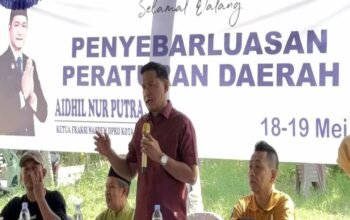 Anggota DPRD Pekanbaru Aidhil Nur Putra Gelar Penyebarluasan Perda KTR di Labuhbaru Timur