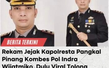Sosok Kombes Pol Indra Wijatmiko Kapolresta Pangkal pinang Baru, dulu  Viral Tolong  Bocah Luka Dibuang Ibu Kandung