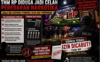 THM RP Diduga Jadi Celah Peredaran Narkotika, Ganja dan Cartridge Etomidate Lolos dari Pengawasan