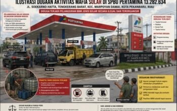 Diduga Jadi Sarang Mafia Solar, SPBU Pertamina di Pekanbaru Disorot Warga