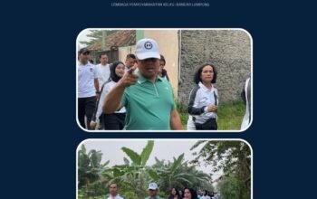 Jalan Sehat Bersama Kantor Wilayah Direktorat Jenderal Pemasyarakatan Lampung, Kalapas Pimpin Pembinaan Jasmani Petugas
