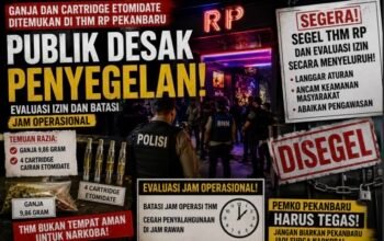 Ganja dan Etomidate Ditemukan di THM RP, Publik Desak Penyegelan: Jangan Sampai Pekanbaru Jadi Surga Narkoba