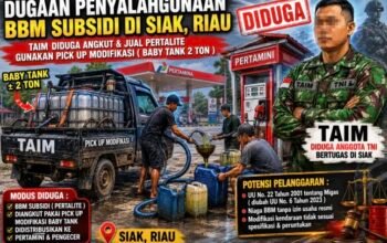 Diduga Selewengkan BBM Subsidi, Taim Disebut Gunakan Pick Up Bertangki 2 Ton untuk Pasok Pertamini di Siak