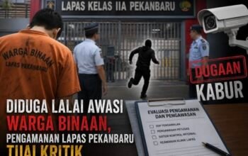 Kinerja KPLP dan Kepala Lapas Kelas IIA Pekanbaru Disorot Usai Warga Binaan Dilaporkan Kabur