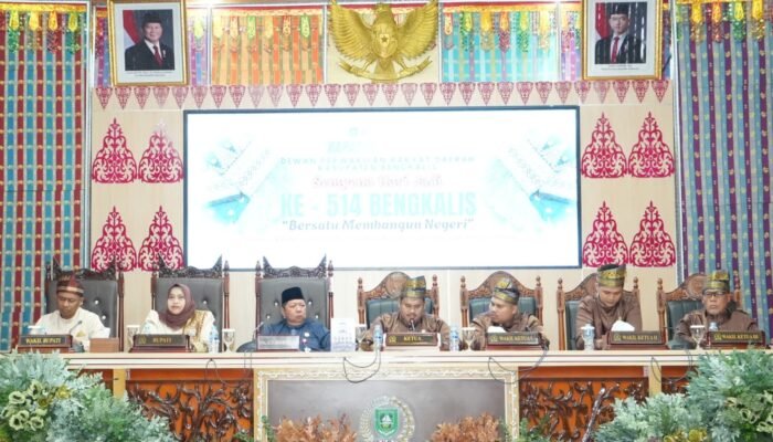 Paripurna Hari Jadi ke-514 Bengkalis, DPRD Teguhkan Semangat Membangun Negeri Junjungan