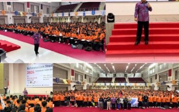 BNN Pekanbaru Bekali 1.044 Mahasiswa Baru PCR tentang Bahaya Narkotika Menuju Indonesia Emas 2045
