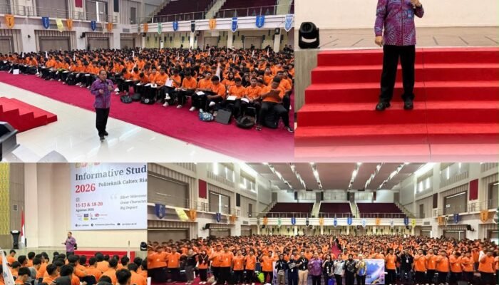 BNN Pekanbaru Bekali 1.044 Mahasiswa Baru PCR tentang Bahaya Narkotika Menuju Indonesia Emas 2045