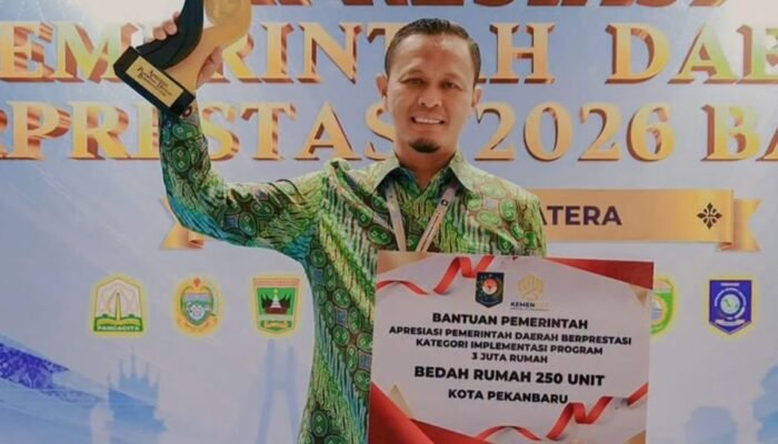Terbaik II Program 3 Juta Rumah, Pekanbaru Dapat Bantuan Bedah 250 Rumah untuk Warga