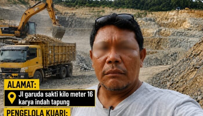 Kuari Diduga Ilegal dan Sedot Solar Subsidi di Tapung, Pengelola Malah Tantang Wartawan: “Kau Gak Tahu Siapa Saya”