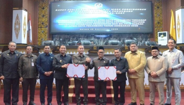 APBD Perubahan Pekanbaru 2026 Disahkan Rp3,2 Triliun