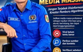Andre Zaky: Masyarakat Kembalilah ke Media Massa, Jangan Terjebak Disinformasi Kreator Pemburu Algoritma