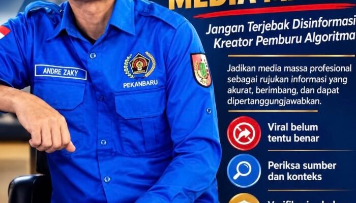 Andre Zaky: Masyarakat Kembalilah ke Media Massa, Jangan Terjebak Disinformasi Kreator Pemburu Algoritma